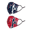 Atlanta Braves MLB Logo Rush Adjustable 2 Pack Face Cover