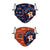 Houston Astros MLB Logo Rush Adjustable 2 Pack Face Cover