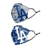 Los Angeles Dodgers MLB Logo Rush Adjustable 2 Pack Face Cover