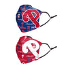 Philadelphia Phillies MLB Logo Rush Adjustable 2 Pack Face Cover