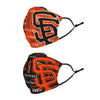 San Francisco Giants MLB Logo Rush Adjustable 2 Pack Face Cover