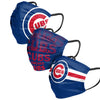 Chicago Cubs MLB Mens Matchday 3 Pack Face Cover