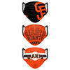 San Francisco Giants MLB Mens Matchday 3 Pack Face Cover