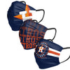 Houston Astros MLB Mens Matchday 3 Pack Face Cover