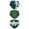Oakland Athletics MLB Mens Matchday 3 Pack Face Cover