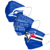 Toronto Blue Jays MLB Mens Matchday 3 Pack Face Cover