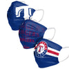 Texas Rangers MLB Mens Matchday 3 Pack Face Cover