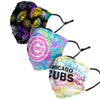 Chicago Cubs MLB Neon Floral 3 Pack Face Cover