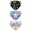 Houston Astros MLB Neon Floral 3 Pack Face Cover