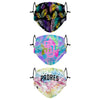 San Diego Padres MLB Neon Floral 3 Pack Face Cover