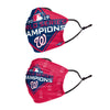 Washington Nationals MLB Thematic Champions Adjustable 2 Pack Face Cover