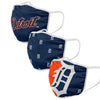 Detroit Tigers MLB 3 Pack Face Cover