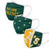 Oakland Athletics MLB 3 Pack Face Cover