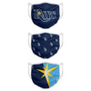 Tampa Bay Rays MLB 3 Pack Face Cover