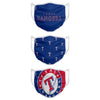 Texas Rangers MLB 3 Pack Face Cover