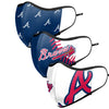 Atlanta Braves MLB Thematic Sport 3 Pack Face Cover