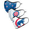 Chicago Cubs MLB Thematic Sport 3 Pack Face Cover