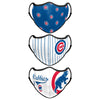 Chicago Cubs MLB Thematic Sport 3 Pack Face Cover