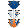 New York Mets MLB Thematic Sport 3 Pack Face Cover