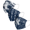 New York Yankees MLB Womens Matchday 3 Pack Face Cover