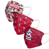 St Louis Cardinals MLB Womens Matchday 3 Pack Face Cover