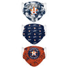 Houston Astros MLB Womens Matchday 3 Pack Face Cover