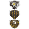 San Diego Padres MLB Womens Matchday 3 Pack Face Cover