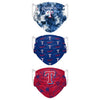 Texas Rangers MLB Womens Matchday 3 Pack Face Cover