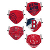 Boston Red Sox MLB Youth Rising Stars Adjustable 5 Pack Face Cover