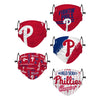 Philadelphia Phillies MLB Youth Rising Stars Adjustable 5 Pack Face Cover