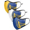 Golden State Warriors NBA Sport 3 Pack Face Cover