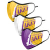Los Angeles Lakers NBA Sport 3 Pack Face Cover
