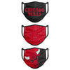 Chicago Bulls NBA 3 Pack Face Cover