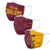 Cleveland Cavaliers NBA 3 Pack Face Cover