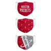 Houston Rockets NBA 3 Pack Face Cover