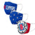 Los Angeles Clippers NBA 3 Pack Face Cover