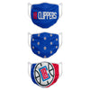 Los Angeles Clippers NBA 3 Pack Face Cover
