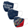 New Orleans Pelicans NBA 3 Pack Face Cover