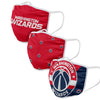 Washington Wizards NBA 3 Pack Face Cover