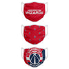 Washington Wizards NBA 3 Pack Face Cover