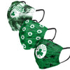 Boston Celtics NBA Womens Matchday 3 Pack Face Cover