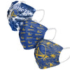 Golden State Warriors NBA Womens Matchday 3 Pack Face Cover