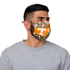 Tennessee Volunteers NCAA Busy Block Adjustable Face Cover