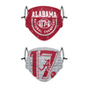 Alabama Crimson Tide NCAA Thematic Champions Adjustable 2 Pack Face Cover