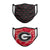Georgia Bulldogs NCAA Clutch 2 Pack Face Cover
