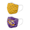 LSU Tigers NCAA Clutch 2 Pack Face Cover