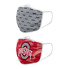 Ohio State Buckeyes NCAA Clutch 2 Pack Face Cover