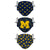 Michigan Wolverines NCAA Gameday Gardener 3 Pack Face Cover