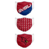 Saginaw Valley State Cardinals NCAA Gametime 3 Pack Face Cover
