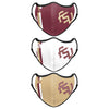 Florida State Seminoles NCAA Sport 3 Pack Face Cover